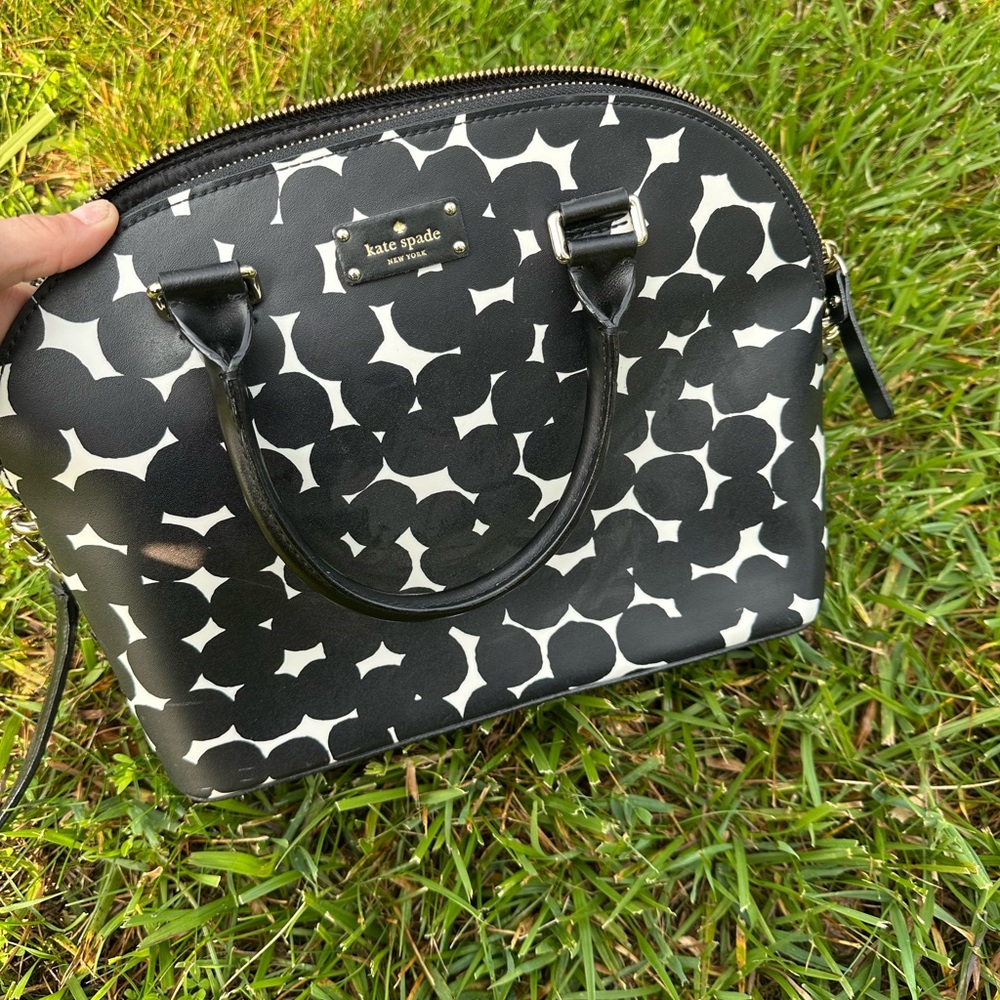Kate Spade Black and White Satchel